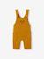 Fleece babyset met te personaliseren T-shirt en tuinbroek karamel+smaragdgroen - vertbaudet enfant 