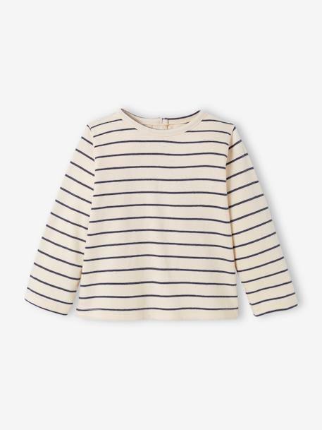 Ensemble bébé T-shirt et salopette en molleton personnalisable caramel - vertbaudet enfant 