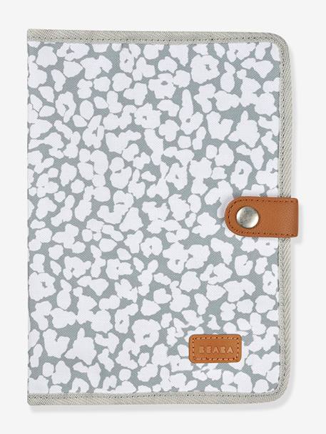 Protège-carnet de santé gris+gris perle+rose - vertbaudet enfant 
