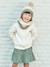 Ensemble bonnet et snood jacquard fille beige imprimé - vertbaudet enfant 