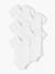 Lot de 5 bodies manches courtes bébé ouverture naissance BASICS lot ivoire - vertbaudet enfant 
