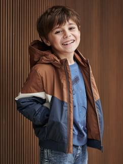 -Blouson coupe-vent garçon colorblock 