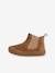 Chelsea boots bébé Sally 1ers pas marron+or - vertbaudet enfant 