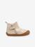 Chelsea boots bébé Sally 1ers pas marron+or - vertbaudet enfant 