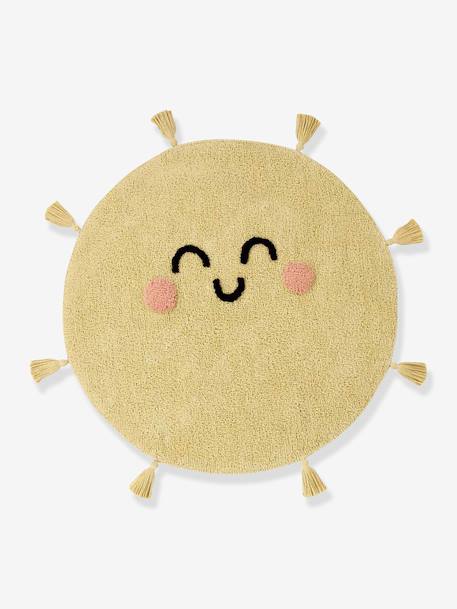 Tapis coton lavable You're my sunshine jaune - vertbaudet enfant 