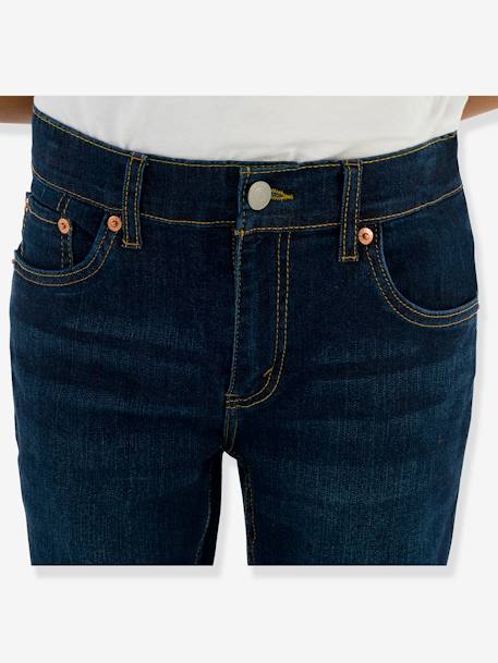 Strakke jeans 512(TM) LEVIS® marineblauw - vertbaudet enfant 