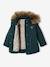 Parka fille 3 en 1 hiver à capuche DARK GREEN+kaki+PURPLE DARK+vert de gris - vertbaudet enfant 