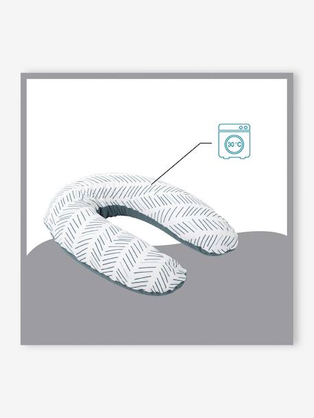 Coussin de maternité Doomoo ETHNIC PETROL+RISOTTO TAUPE+terracotta+vert - vertbaudet enfant 