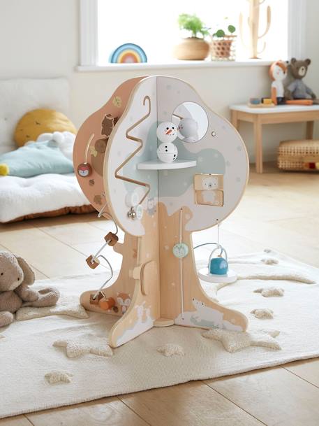 Arbre d'activités en bois FSC® multicolore - vertbaudet enfant 