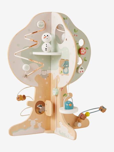 Arbre d'activités en bois FSC® multicolore - vertbaudet enfant 