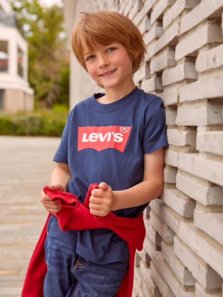 Batwing babyshirt LEVI'S® marineblauw+rood - vertbaudet enfant 