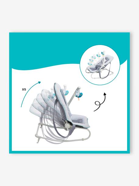 Transat Graphik avec arche de jeux BLEU - vertbaudet enfant 