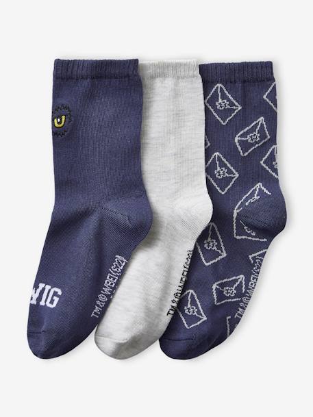 Set van 3 paar Harry Potter® sokken gechineerd grijs/blauw - vertbaudet enfant 