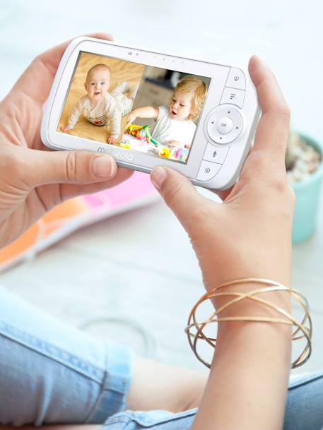 Babyphone vidéo sans fil VM 35-2 Twin MOTOROLA blanc - vertbaudet enfant 