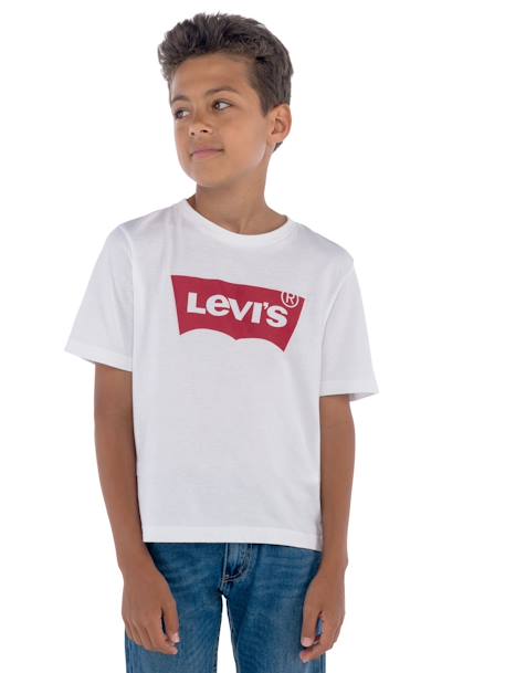 T-shirt Batwing garçon Levi's blanc+bleu - vertbaudet enfant 