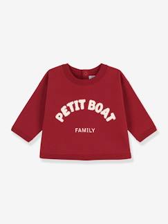 Baby-Trui, vest, sweater-Sweater-Baby-sweatshirt  in katoen PETIT BATEAU