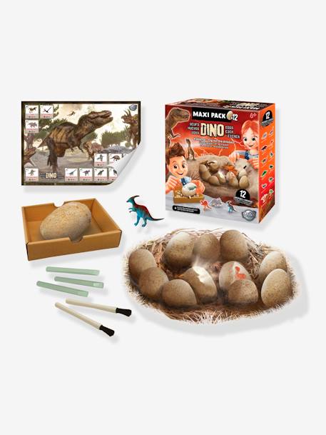 Maxi pack 12 oeufs dinosaures - orange - vertbaudet enfant 