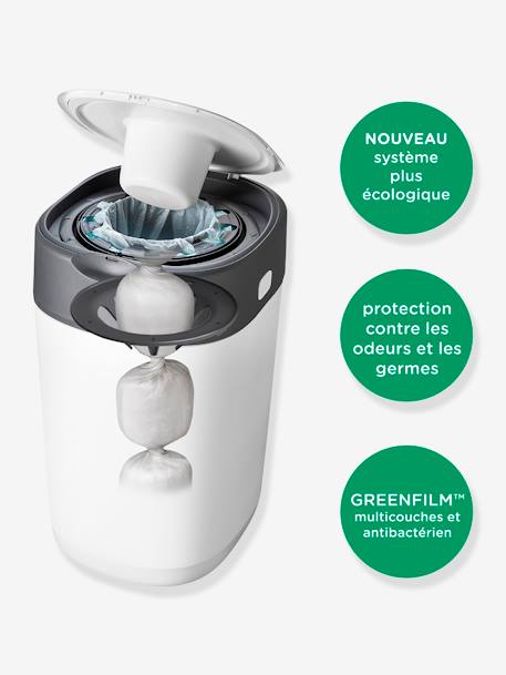 Poubelle à couches Twist & click Tommee Tippee SANGENIC BLANC COTON - vertbaudet enfant 