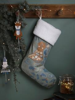 Linnengoed en decoratie-Kerstsok Scandinavische vos