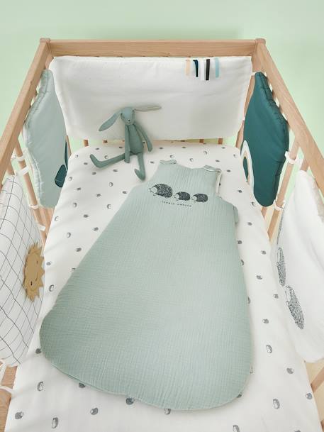 Gigoteuse sans manches en gaze de coton bio* LOVELY NATURE vert - vertbaudet enfant 