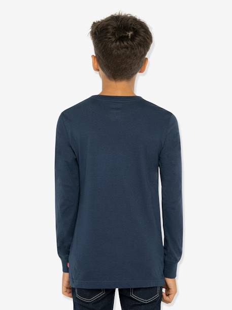 T-shirt Batwing Levi's¨ grijs+marineblauw - vertbaudet enfant 
