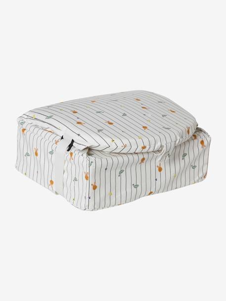 Rehausseur de chaise beige imprimé+blanc imprimé+bleu grisé+écru+GRIS+multicolore+noisette+noisette+rayé blanc+rose pâle - vertbaudet enfant 