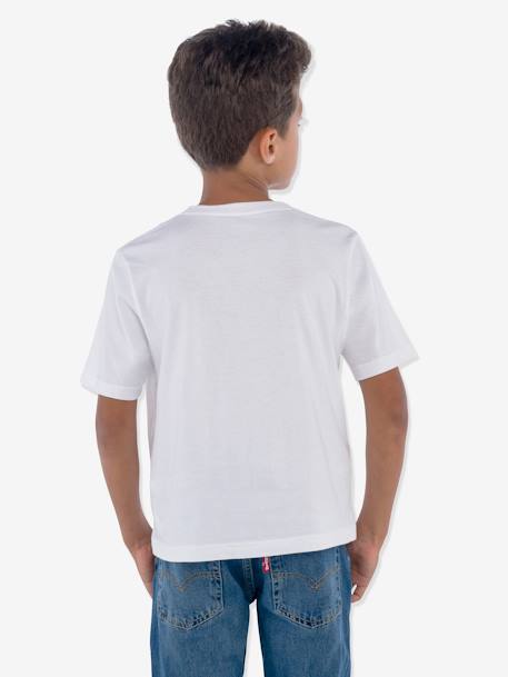 T-shirt Batwing garçon Levi's blanc+bleu - vertbaudet enfant 