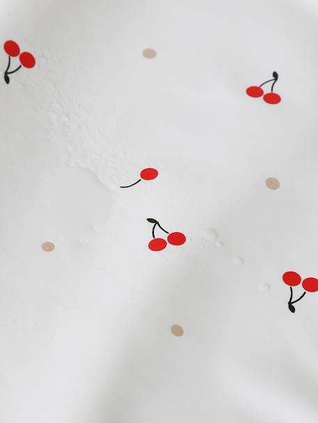 Bavoir tablier manches longues avec col blanc imprimé - vertbaudet enfant 