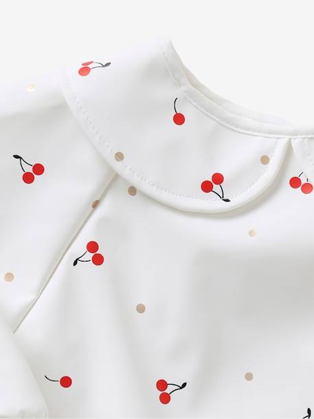 Slab lange mouwen met col wit, bedrukt - vertbaudet enfant 