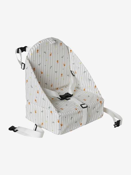 Stoelverhoger beige, bedrukt+ecru+Grijs+grijsblauw+hazelnoot+hazelnoot+lichtroze+meerkleurig+wit, bedrukt+wit, gestreept - vertbaudet enfant 