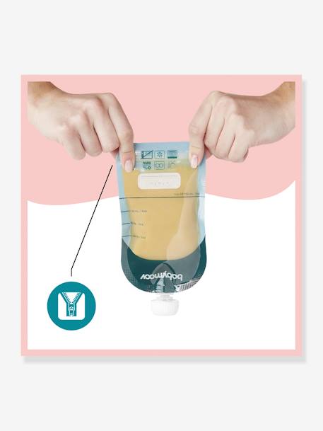 Lot de 20 gourdes réutilisables bleu - vertbaudet enfant 