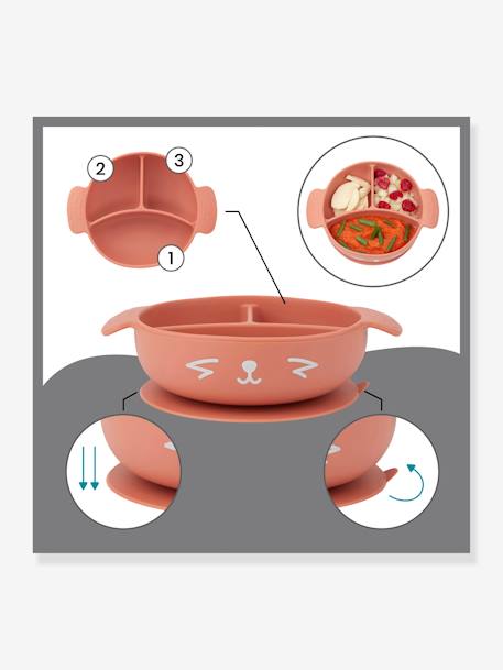 Kit repas Learn'isy terracotta - vertbaudet enfant 