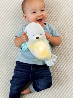 Linge de maison et décoration-Décoration-Luminaire-Veilleuse Bébé Otarie Douce Nuit 3 en 1 -