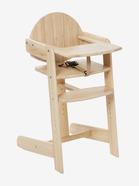 Chaise haute évolutive Woody 2 VERTBAUDET bois - vertbaudet enfant 