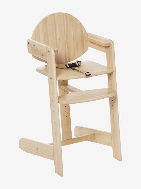 Chaise haute évolutive Woody 2 VERTBAUDET bois - vertbaudet enfant 