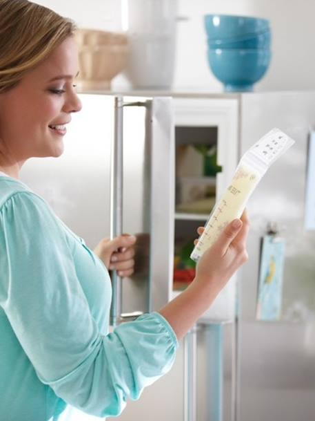 Lot de 25 sachets de conservation pour lait maternel Philips AVENT TRANSPARENT - vertbaudet enfant 