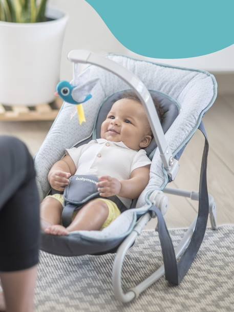 Ligstoel BABYMOOV Graphik met speelboog Grijs/blauw - vertbaudet enfant 