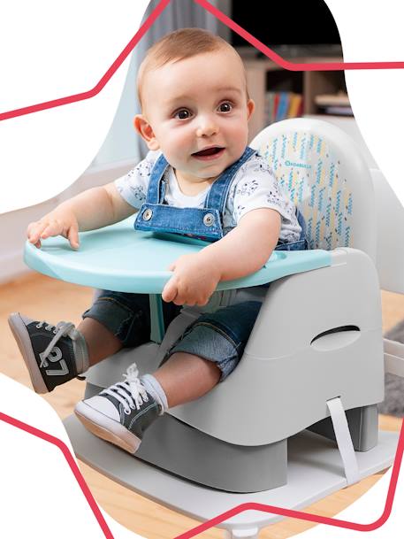 Rehausseur de table Trendy Meal GRIS/BLEU - vertbaudet enfant 