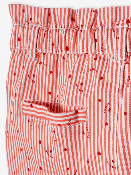 Gestreepte meisjesrok roze, gestreept - vertbaudet enfant 