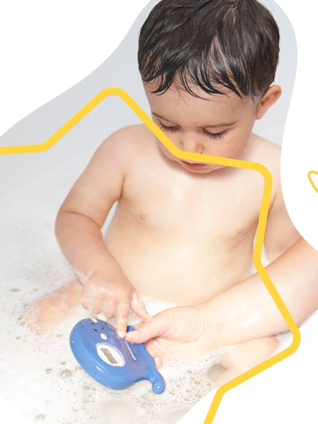 Thermomètre de bain et d'ambiance Poulpe bleu - vertbaudet enfant 