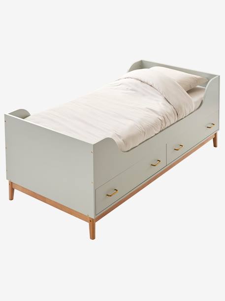 Lit enfant LIGNE SIXTIES vert d'eau - vertbaudet enfant 