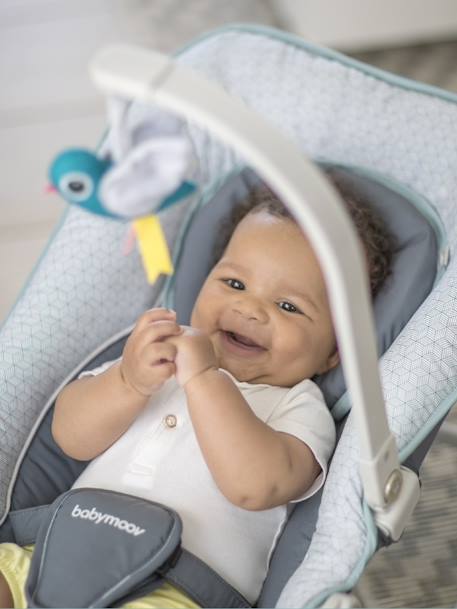 Transat Graphik avec arche de jeux BLEU - vertbaudet enfant 