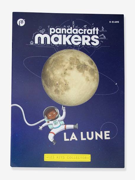 Kit ludo-éducatif 2 en 1 - La Lune - Fabrique une Lune en 3D ! - PANDACRAFT bleu - vertbaudet enfant 