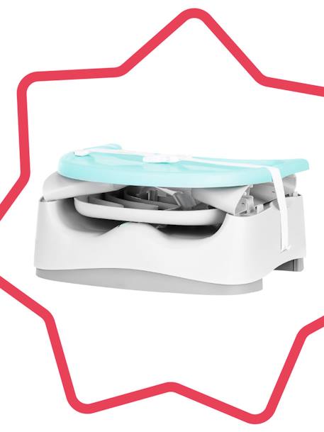 Rehausseur de table Trendy Meal GRIS/BLEU - vertbaudet enfant 