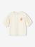 T-shirt manches boules fille motif fruit poitrine écru - vertbaudet enfant 
