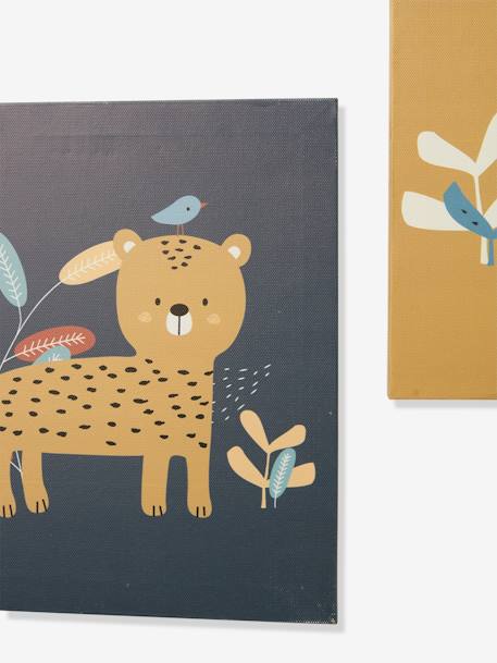 Lot de 3 toiles JUNGLE PARADISE MARRON - vertbaudet enfant 