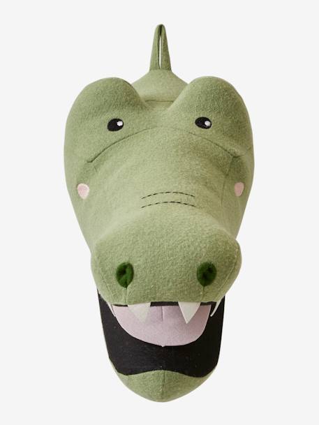 Trophée mural CROCODILE vert d'eau - vertbaudet enfant 