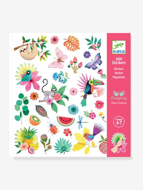 160 stickers Paradijs DJECO rozen - vertbaudet enfant 