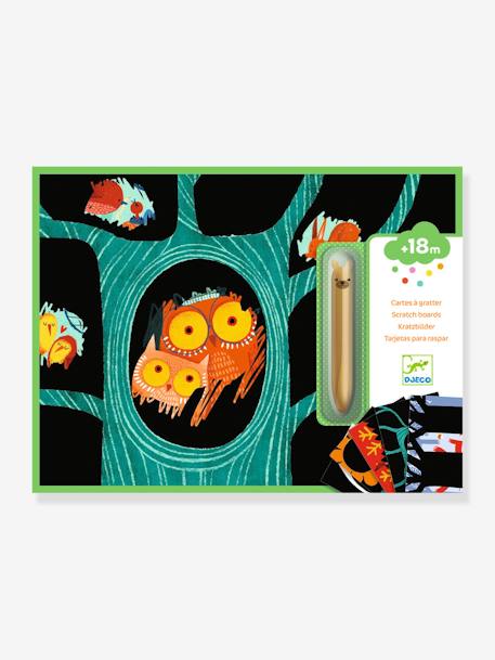 Cartes à gratter Animaux à découvrir vert - vertbaudet enfant 