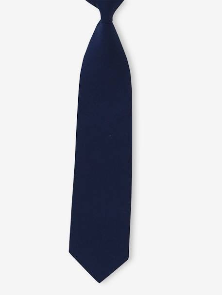 Effen stropdas voor jongens marineblauw - vertbaudet enfant 